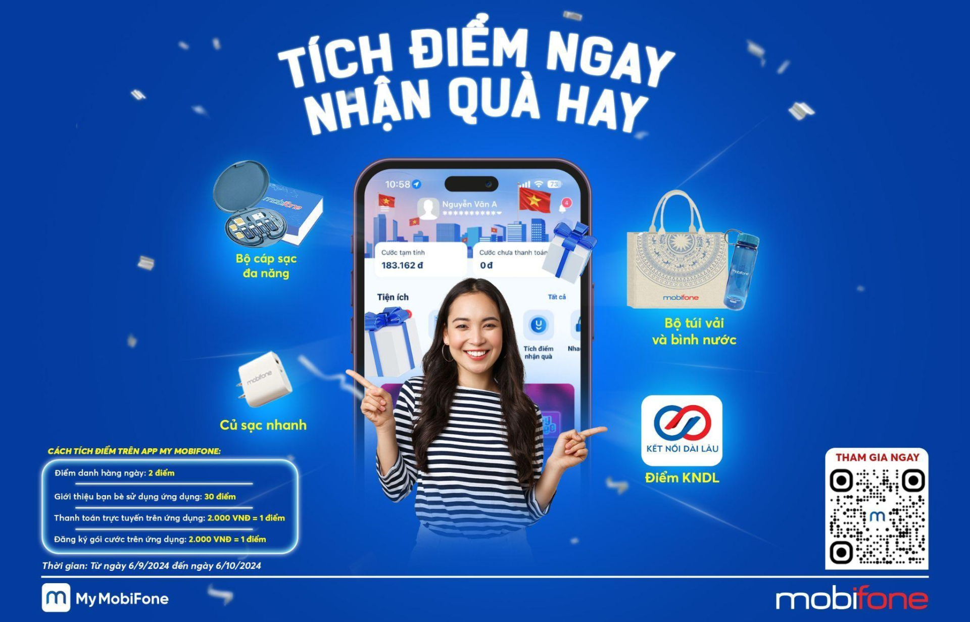 Khách hàng rinh ngàn quà tặng trong chương trình tích điểm của My MobiFone - ảnh 1