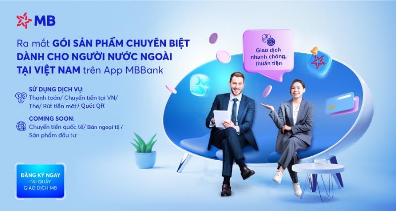 MB ra mắt dịch vụ dành cho người nước ngoài trên App MBBank - ảnh 1