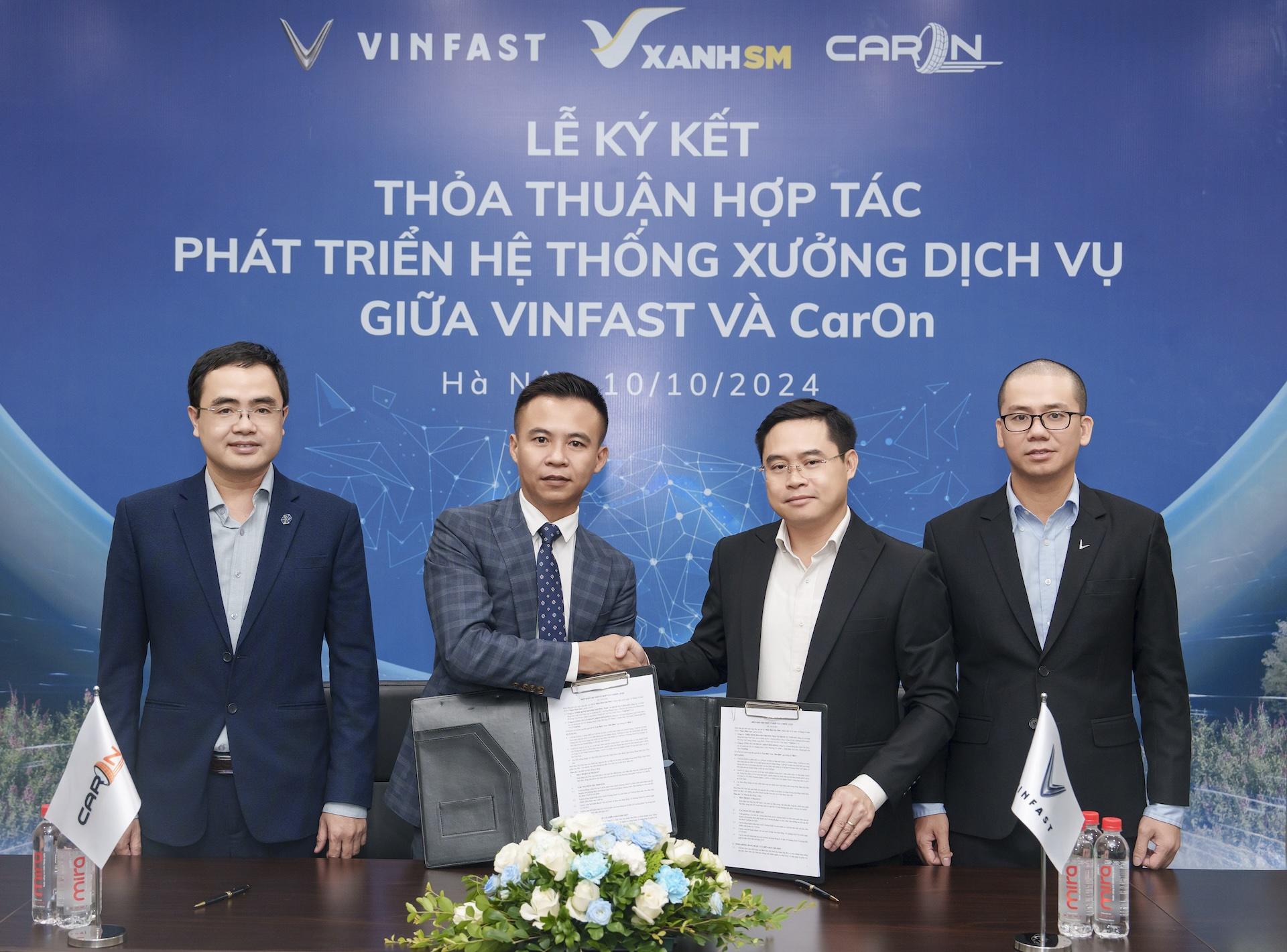 CarOn Holdings đặt mục tiêu sẽ phát triển mạng lưới xưởng dịch vụ sửa chữa, bảo hành, bảo dưỡng xe điện VinFast trên quy mô toàn quốc.