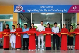 Khai trương Ngân hàng sữa mẹ vệ tinh tại Quảng Trị