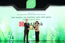 SeABank dẫn đầu Top 10 doanh nghiệp Quản trị công ty tốt nhất (Midcap) tại VLCA 2024