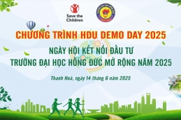 Đại học Hồng Đức chuẩn bị tổ chức HDU Demo Day 2025 thúc đẩy khởi nghiệp xanh
