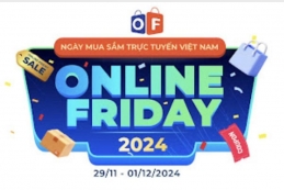 60 giờ săn khuyến mãi toàn quốc: Online Friday 2024 đang đến gần