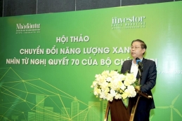 Chuyển đổi năng lượng xanh nhìn từ Nghị quyết 70