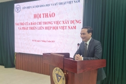 Thúc đẩy vai trò của báo chí trong xây dựng và phát triển VUSTA