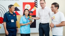 Đại sứ quán Đức giao lưu, gặp gỡ với Đội tuyển Bóng đá Nữ Việt Nam