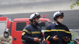 Cháy lớn ở Nguyễn Xiển (Hà Nội), thiệt hại hàng tỷ đồng
