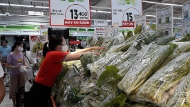 Hà Nội ngày đầu thực hiện giãn cách: Sức mua tăng, chợ truyền thống và siêu thị đẩy mạnh bán online