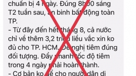 Hà Nội bác bỏ thông tin “không cho người dân di chuyển trong 7 ngày”