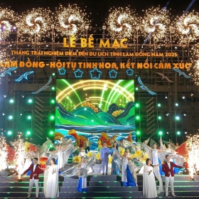 Sự kiện tháng trải nghiệm du lịch Lâm Đồng năm 2025 thu hút hơn 1,8 triệu lượt khách du lịch