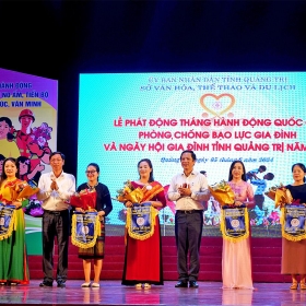 Quảng Trị: Phát động Tháng hành động quốc gia về phòng, chống bạo lực gia đình và Ngày hội Gia đình năm 2024