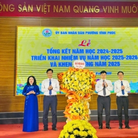 Phường Vĩnh Phúc (Phú Thọ): Phát triển giáo dục và đào tạo 'vừa hồng vừa chuyên'