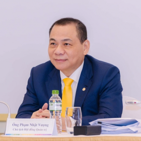 Ông Phạm Nhật Vượng góp thêm hơn 7.800 tỷ đồng cổ phiếu vào công ty đường sắt cao tốc VinSpeed