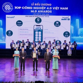 Herbalife Việt Nam đạt giải thưởng “Top Công Nghiệp 4.0” lần thứ 3 liên tiếp với Ứng dụng Herbalife VNHUB