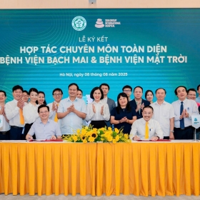 Bệnh viện Bạch Mai đồng hành chuyên môn kỹ thuật cao với Bệnh viện Mặt Trời