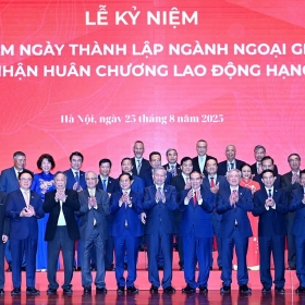 [Ảnh] Tổng Bí thư Tô Lâm dự Lễ kỷ niệm 80 năm ngành ngoại giao Việt Nam