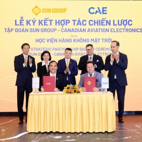 Sun Group hợp tác chiến lược với đối tác hàng đầu từ Canada, phát triển Học viện Hàng không Mặt trời chuẩn quốc tế 