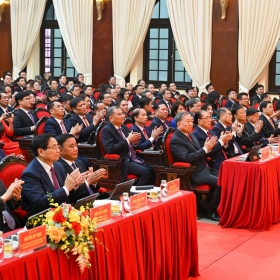 [Ảnh] Tổng Bí thư Tô Lâm dự Đại hội Đảng bộ các cơ quan Đảng Trung ương lần thứ I