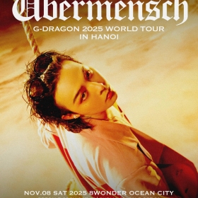 G-DRAGON 2025 WORLD TOUR [Übermensch] biểu tượng toàn cầu chính thức trở lại với chuyến lưu diễn được mong chờ bậc nhất tại các thành phố lớn