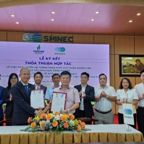Shinec và PV GAS D ký kết Thỏa thuận hợp tác nhằm phát triển hệ thống phân phối khí thiên nhiên/LNG tại các khu, cụm công nghiệp