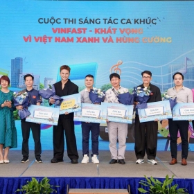VinFast trao giải cuộc thi sáng tác ca khúc: Khi âm nhạc hòa nhịp cùng khát vọng Việt