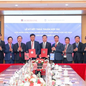 Agribank và Đại học Kinh tế Quốc dân ký kết thỏa thuận hợp tác, phát triển nguồn nhân lực chất lượng cao