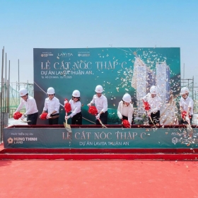 Lavita Thuan An cất nóc Block C, bước tiến mới của dự án trọng điểm khu Đông Bắc TP.HCM