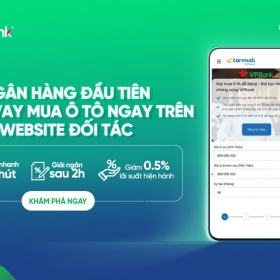 VPBank ra mắt tính năng phê duyệt khoản vay mua ô tô ngay trên website của đối tác