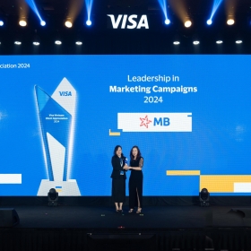 MB “bội thu” giải thưởng danh giá từ Visa và NAPAS