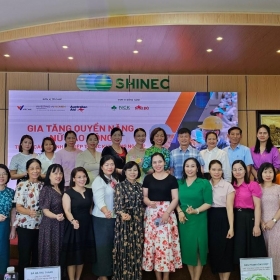 Shinec và VBCWE tổ chức Hội thảo gia tăng quyền năng cho nữ lao động trong các doanh nghiệp thuộc khu công nghiệp