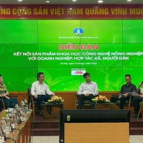 Kết nối sản phẩm khoa học và công nghệ ngành nông nghiệp với doanh nghiệp, hợp tác xã, người dân