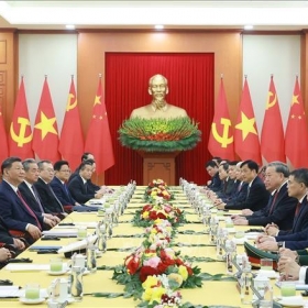 Tổng Bí thư Tô Lâm hội đàm với Tổng Bí thư, Chủ tịch nước Trung Quốc Tập Cận Bình
