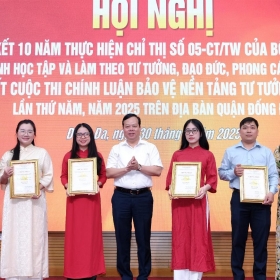 Tạp chí điện tử Kinh doanh và Phát triển giành 3 giải cao tại Cuộc thi chính luận bảo vệ nền tảng tư tưởng của Đảng