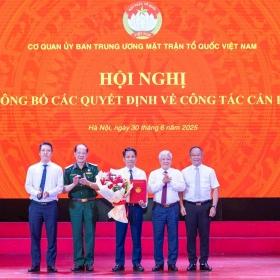 Nhà báo Trương Thành Trung giữ chức Tổng Biên tập báo Đại đoàn kết theo mô hình mới của MTTQ Việt Nam