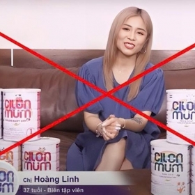 MC Hoàng Linh bị phạt hơn 100 triệu đồng vì quảng cáo sữa giả