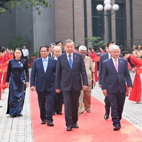 [Ảnh] Tổng Bí thư Tô Lâm dự Đại hội Đảng bộ Mặt trận Tổ quốc, các đoàn thể Trung ương lần thứ I