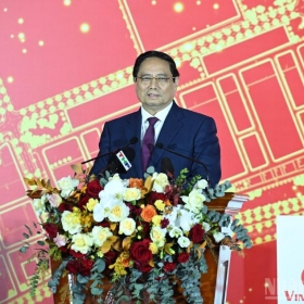 Thủ tướng Phạm Minh Chính dự lễ khởi công 2 dự án trọng điểm ở thành phố Hải Phòng