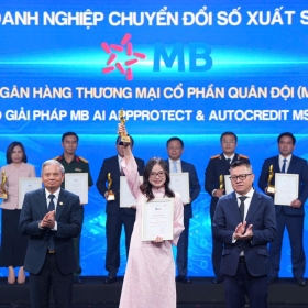 MB nhận giải thưởng Chuyển đổi số Việt Nam 2025 với bộ giải pháp công nghệ tiên phong