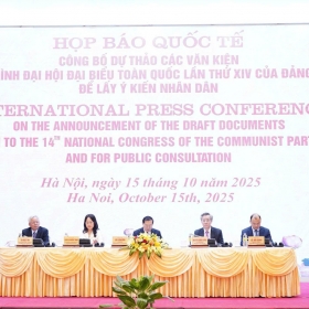 Công bố Dự thảo Báo cáo Chính trị trình Đại hội XIV của Đảng để lấy ý kiến nhân dân