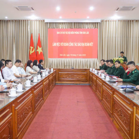 Báo Đại đoàn kết và Bộ đội Biên phòng tỉnh Đắk Lắk thống nhất thực hiện Chương trình “Xuân biên phòng - Ấm lòng dân bản” tại vùng biên