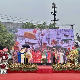 Phúc Thọ tổ chức Lễ đón nhận Di sản văn hoá phi vật thể Quốc gia Lễ hội truyền thống đình Tường Phiêu