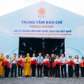 Khai trương Trung tâm báo chí phục vụ Đại lễ Vesak Liên Hiệp Quốc 2025 tại TP.HCM