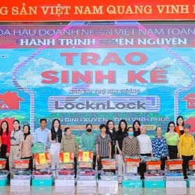 LocknLock hỗ trợ hơn 600 triệu đồng cho người dân khó khăn tại Vĩnh Phúc