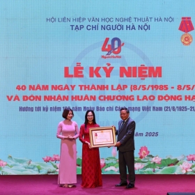 Tạp chí Người Hà Nội kỷ niệm 40 năm thành lập và đón nhận Huân chương Lao động hạng Nhì