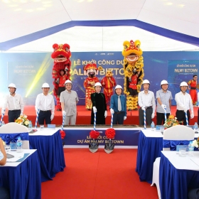 Hà Nội: Chính thức khởi công Dự án Khu nhà thương mại liền kề HDB - Palmy Biztown