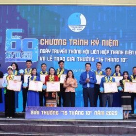 69 năm Hội Liên hiệp Thanh niên Việt Nam: Lan tỏa tinh thần 'Tôi yêu Tổ quốc tôi’, hun đúc khát vọng dựng xây đất nước