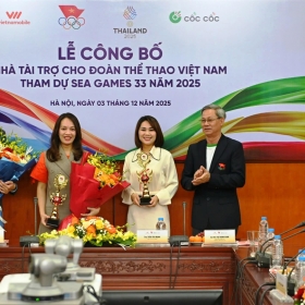 Vietnamobile và Cốc Cốc tài trợ Đoàn Thể thao Việt Nam dự SEA Games 33 tại Thái Lan