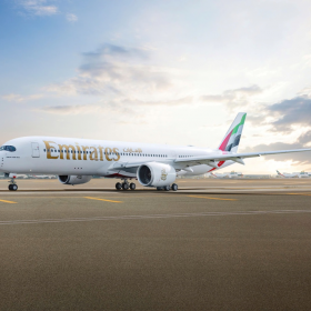 Chiếc A350 đầu tiên gia nhập đội bay của Emirates