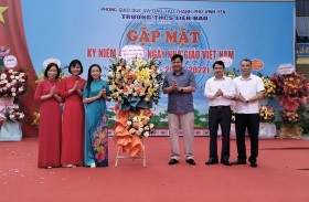 Trường THCS Liên Bảo chào mừng kỷ niệm 40 năm ngày Nhà giáo Việt Nam