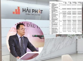 Lợi nhuận của Hải Phát Invest giảm một nửa, chủ tịch liên tục bị bán giải chấp cổ phiếu